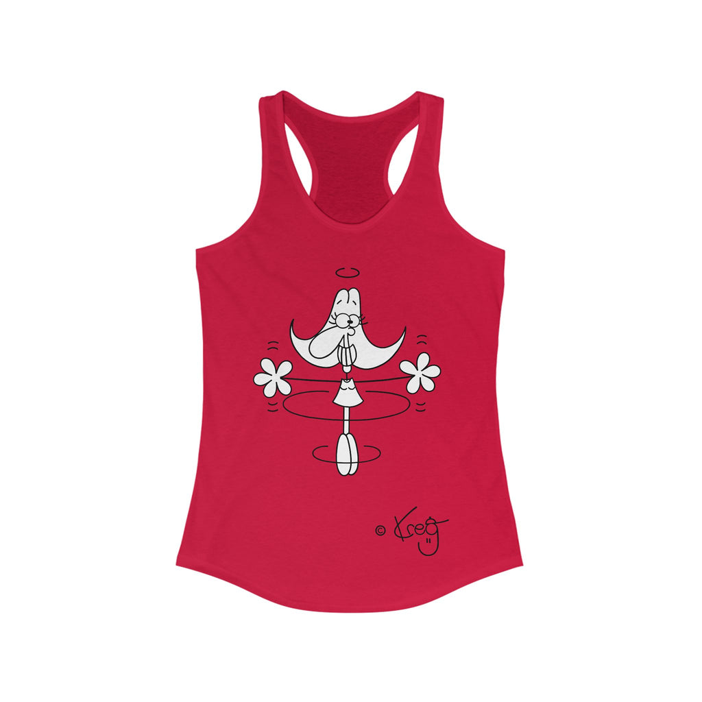 HAPPY DANCER,Women's Ideal Racerback Tank