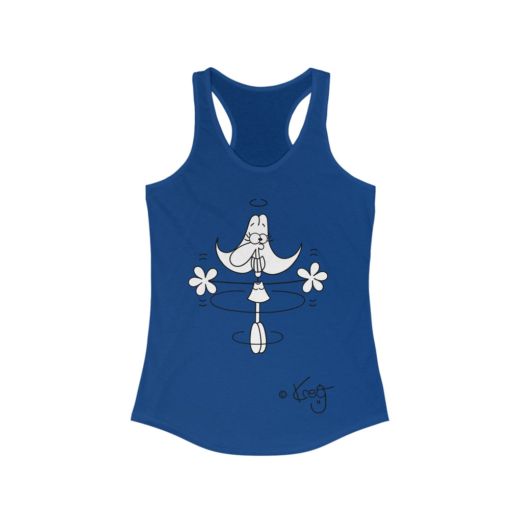 HAPPY DANCER,Women's Ideal Racerback Tank