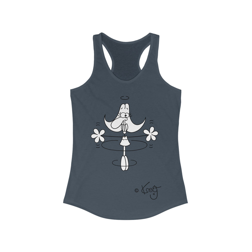 HAPPY DANCER,Women's Ideal Racerback Tank
