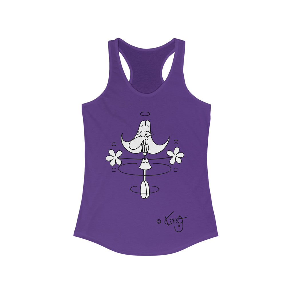HAPPY DANCER,Women's Ideal Racerback Tank
