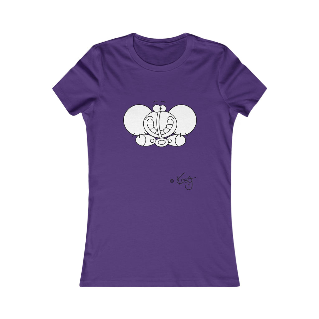 SMILE ELEPHANT,Women's Favorite Tee