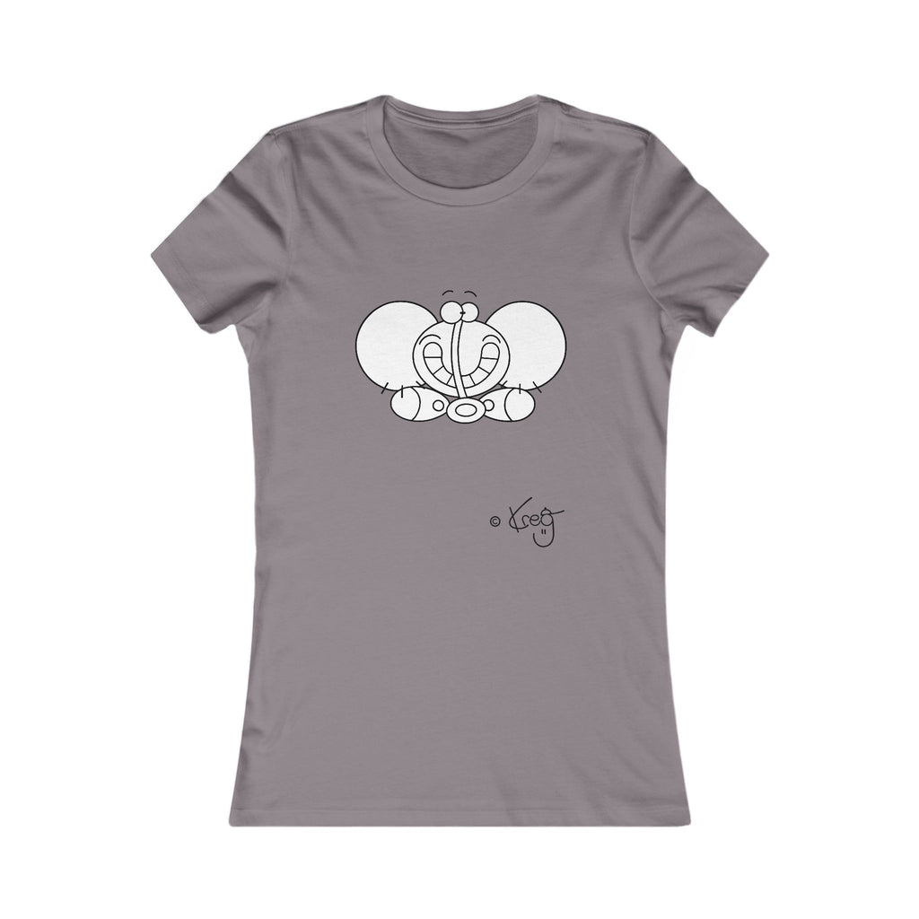 SMILE ELEPHANT,Women's Favorite Tee