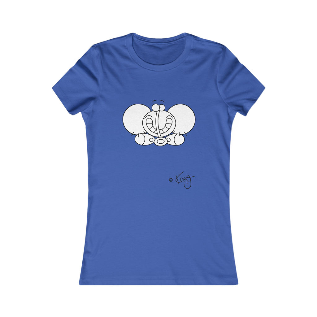SMILE ELEPHANT,Women's Favorite Tee