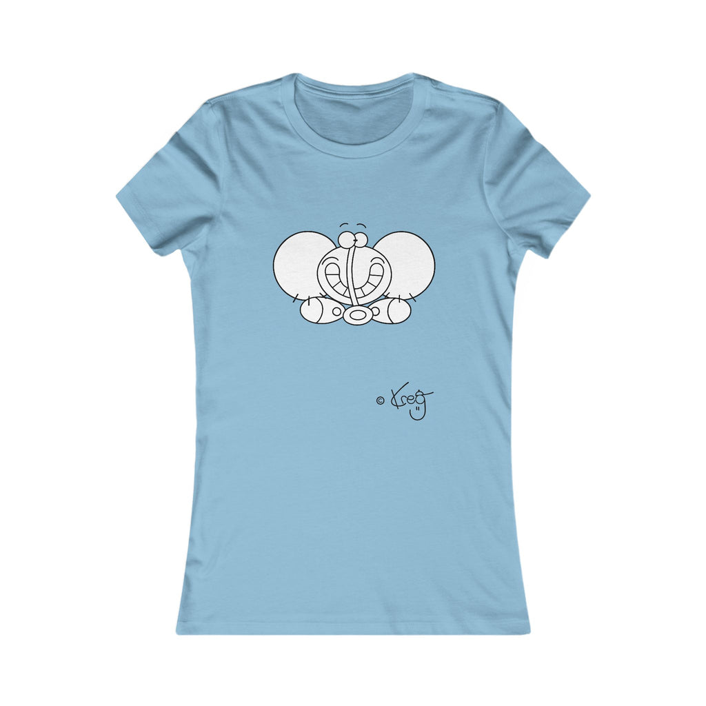 SMILE ELEPHANT,Women's Favorite Tee