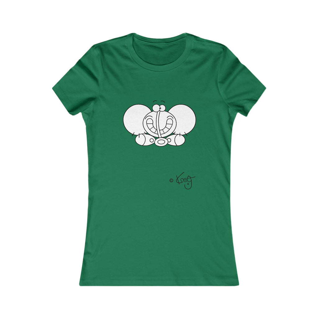 SMILE ELEPHANT,Women's Favorite Tee