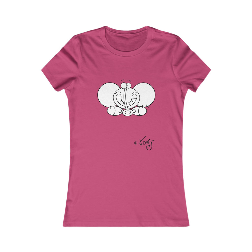 SMILE ELEPHANT,Women's Favorite Tee