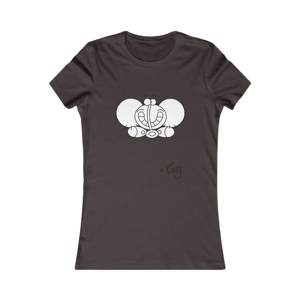 SMILE ELEPHANT,Women's Favorite Tee