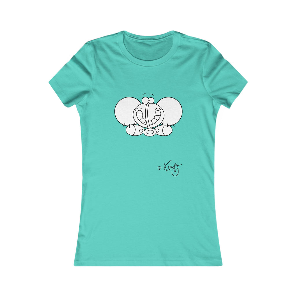 SMILE ELEPHANT,Women's Favorite Tee