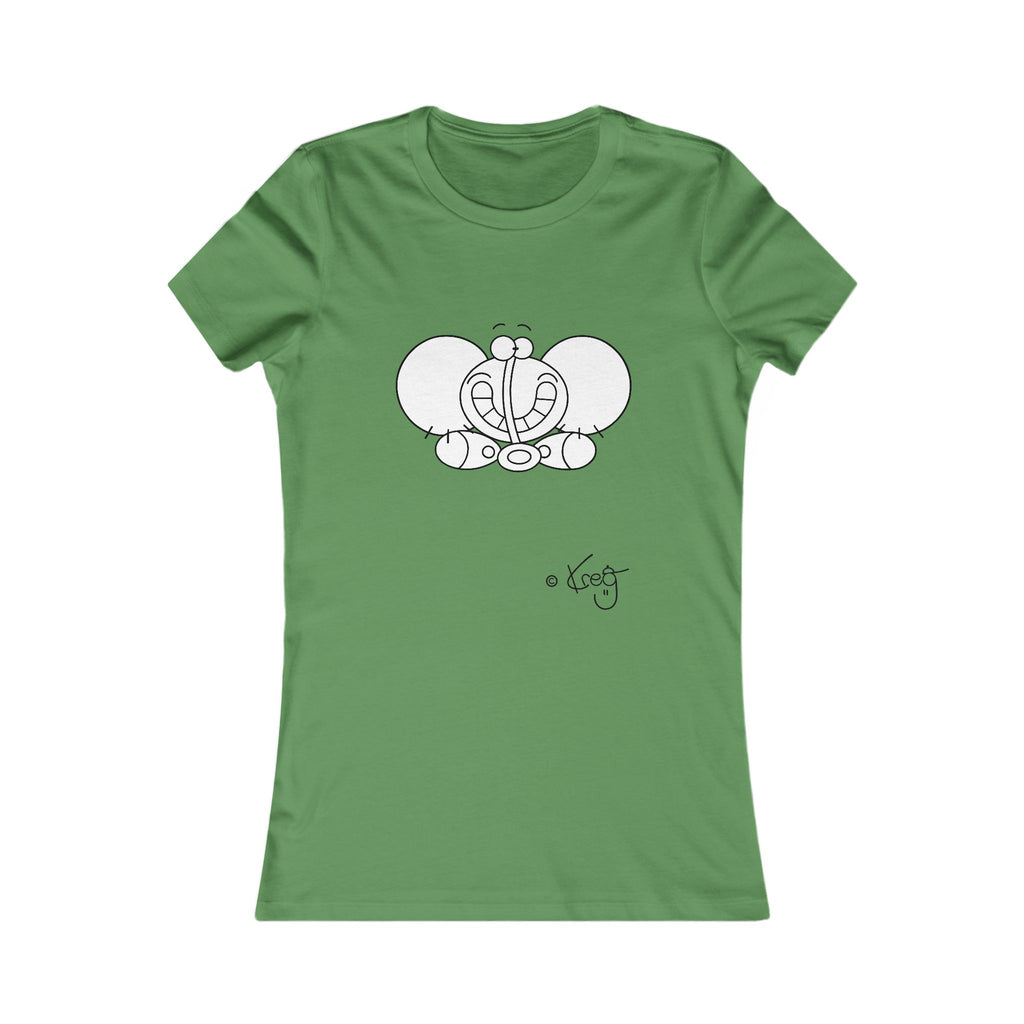 SMILE ELEPHANT,Women's Favorite Tee