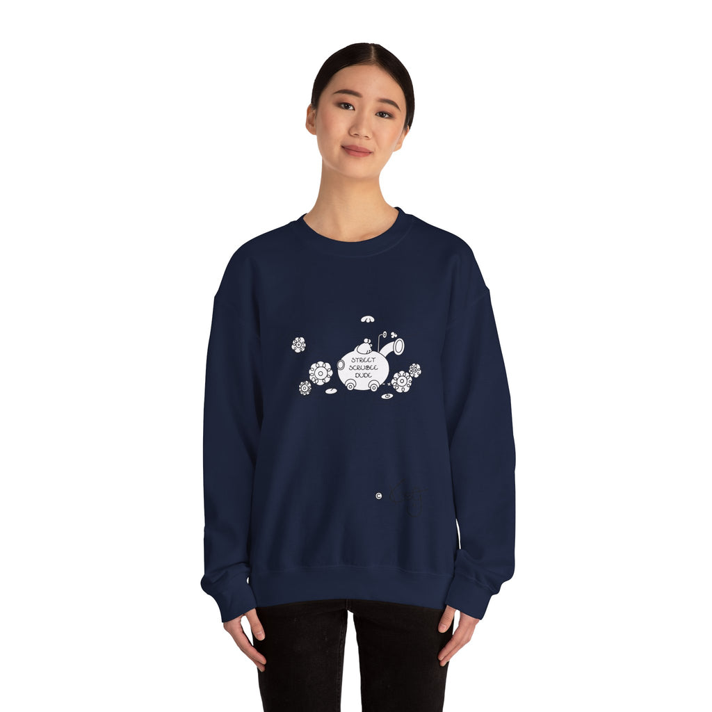 STREET SCRUBEE DUDE,Unisex Heavy Blend™ Crewneck Sweatshirt
