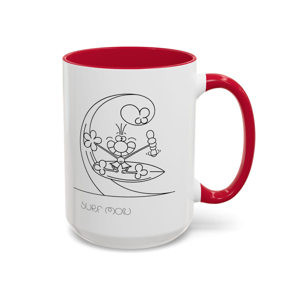 SHAKA SURFER Colorful Mugs, 11oz 15oz