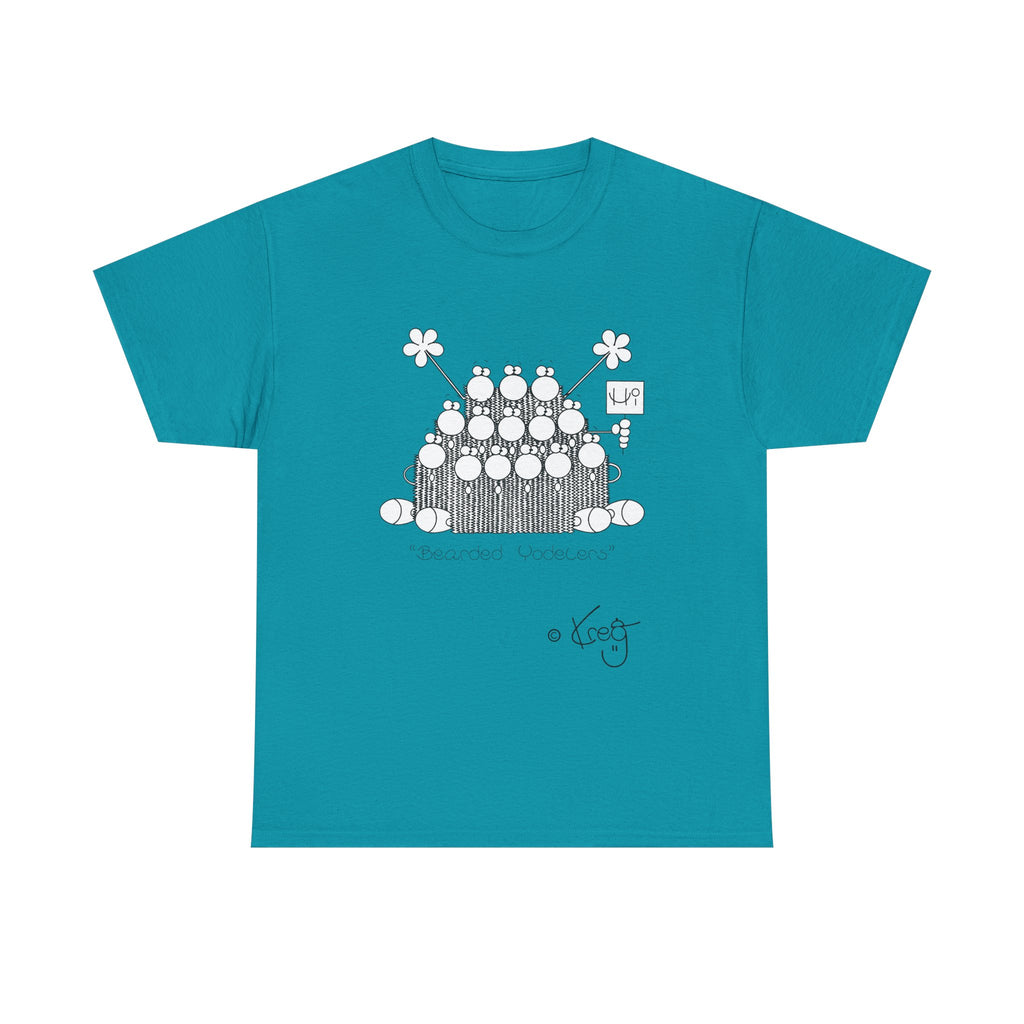 BEARDED YODELERS,Unisex Heavy Cotton Tee