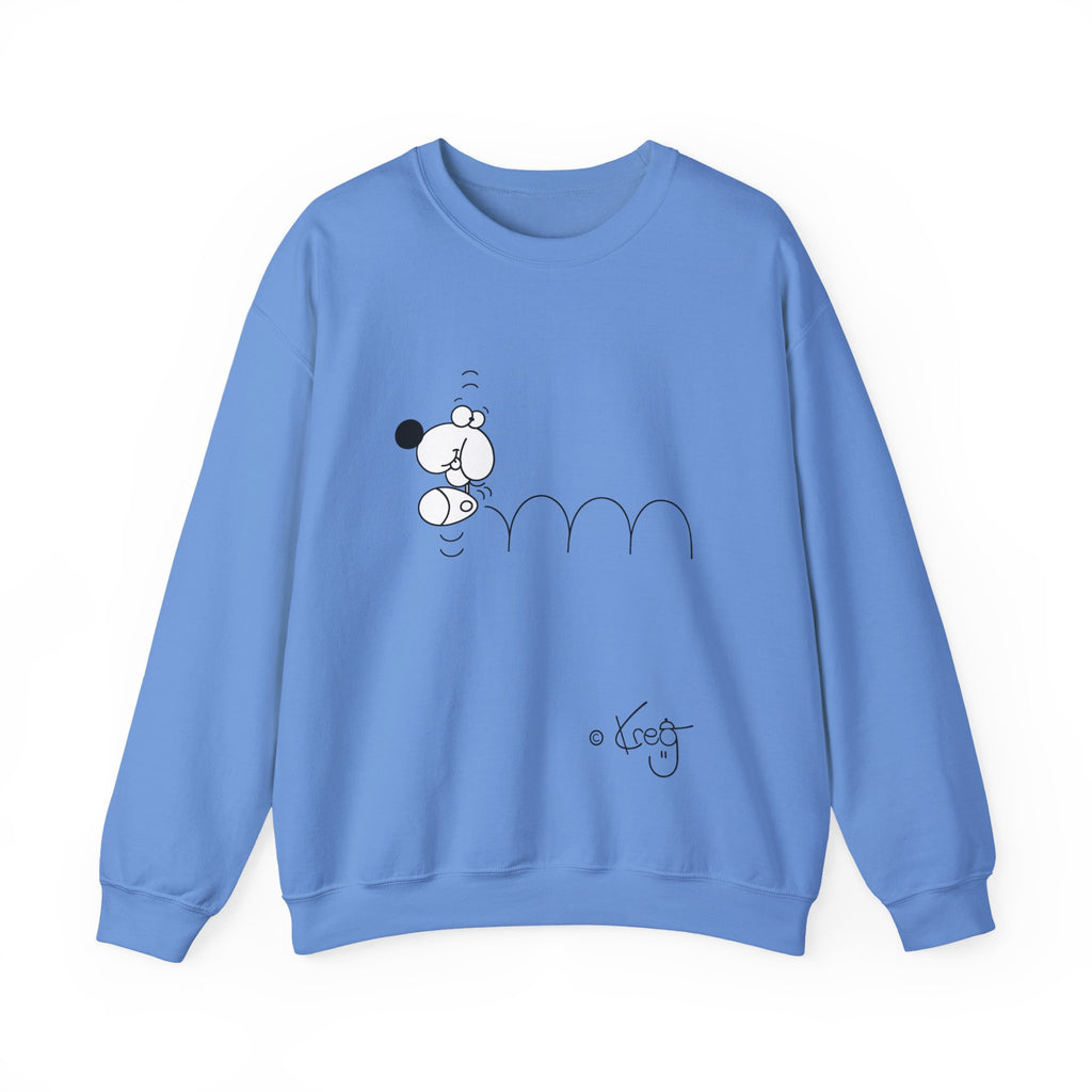 BOUNCING DOGGY,Unisex Heavy Blend™ Crewneck Sweatshirt