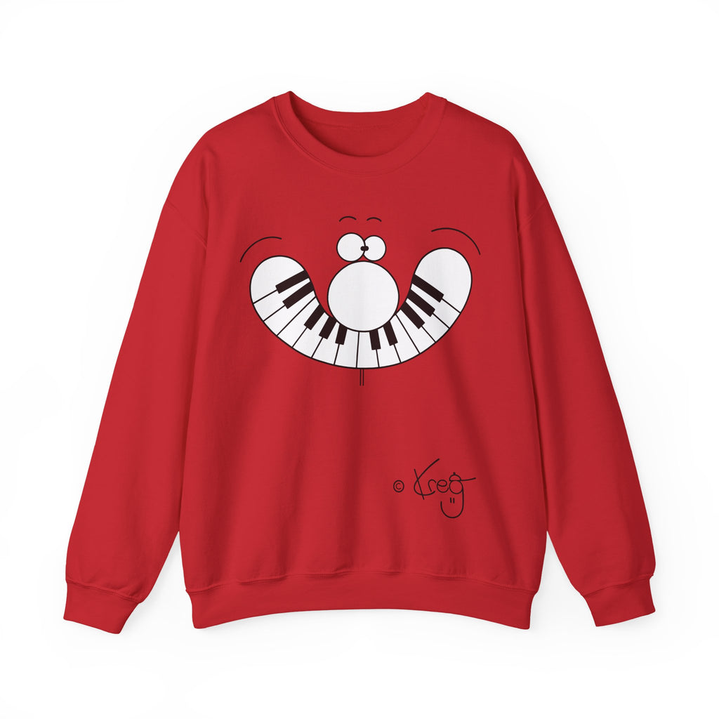 SMILE PIANO,Unisex Heavy Blend™ Crewneck Sweatshirt
