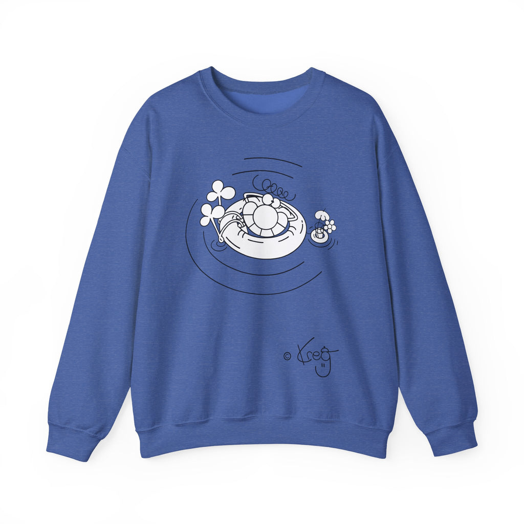INNER TUBE DUDE,Unisex Heavy Blend™ Crewneck Sweatshirt