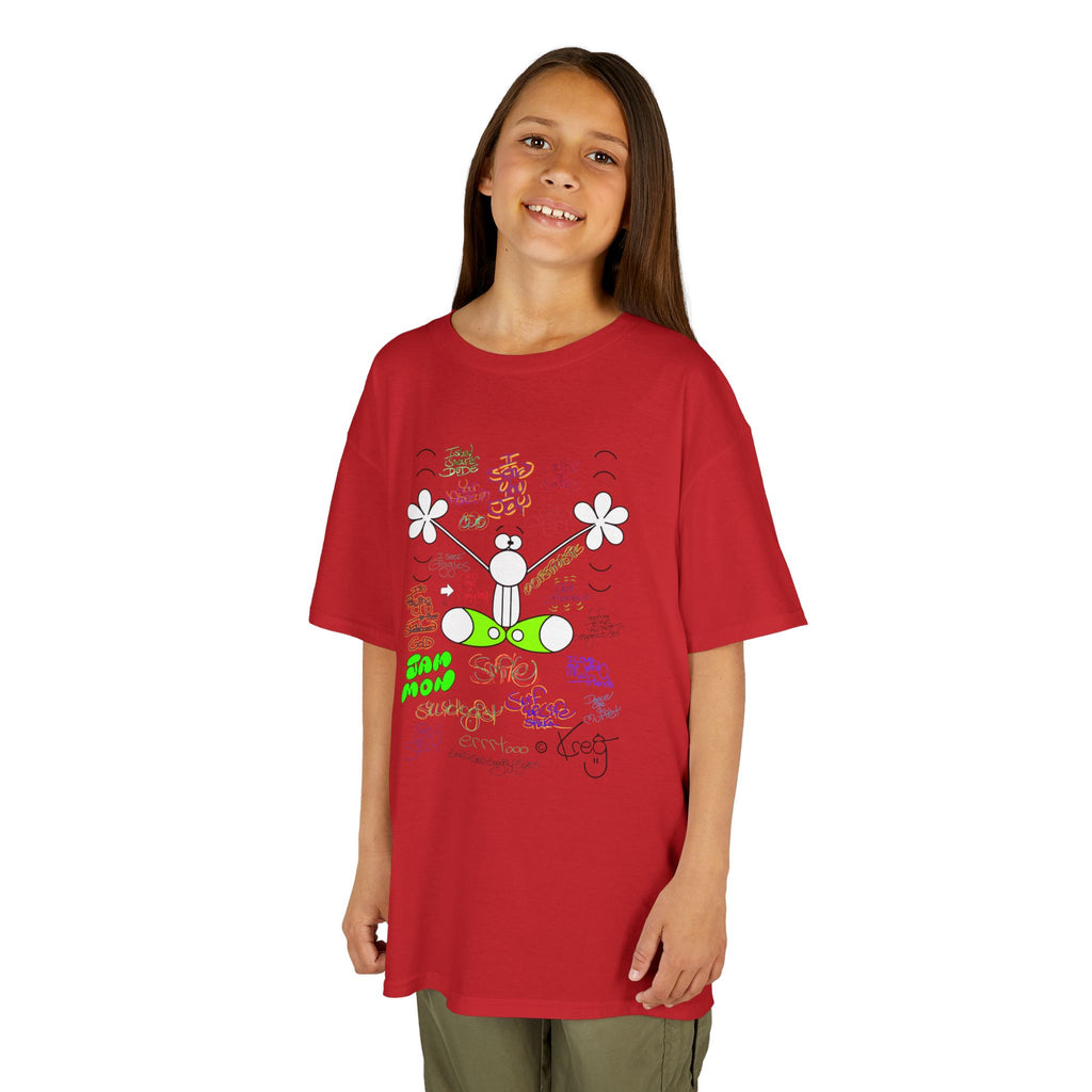JOY GRAFFITI,Kids Heavy Cotton™ Tee