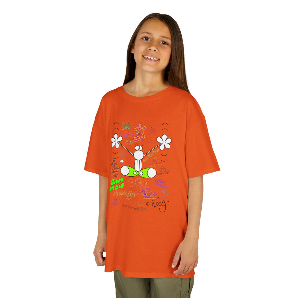 JOY GRAFFITI,Kids Heavy Cotton™ Tee
