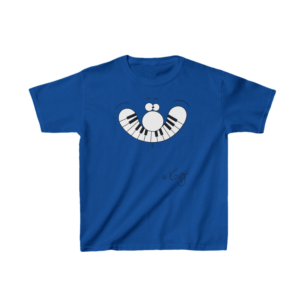 SMILE PIANO,Kids Heavy Cotton™ Tee