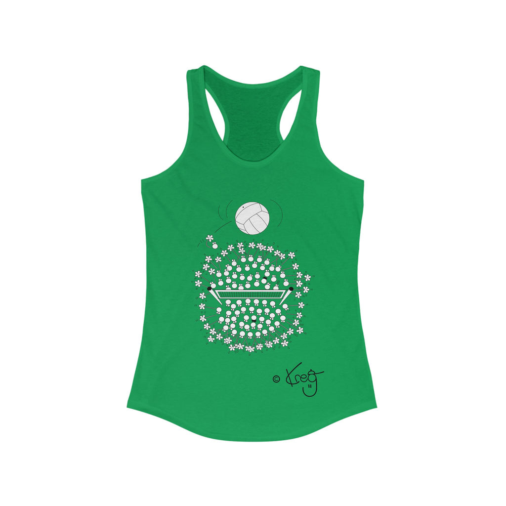 VOLLEYBALL FUN,Women's Ideal Racerback Tank