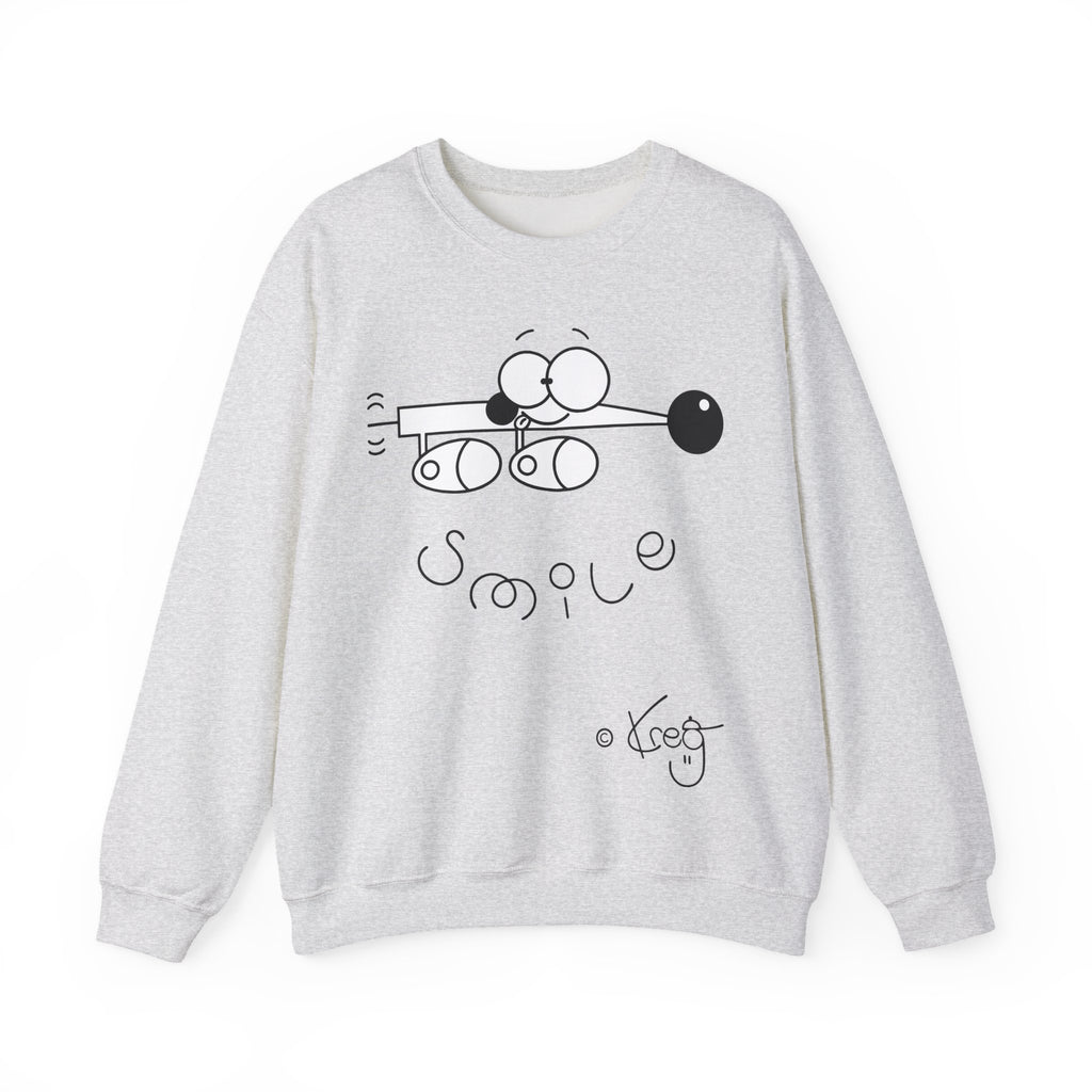 WEINER DOG SMILEUnisex Heavy Blend™ Crewneck Sweatshirt