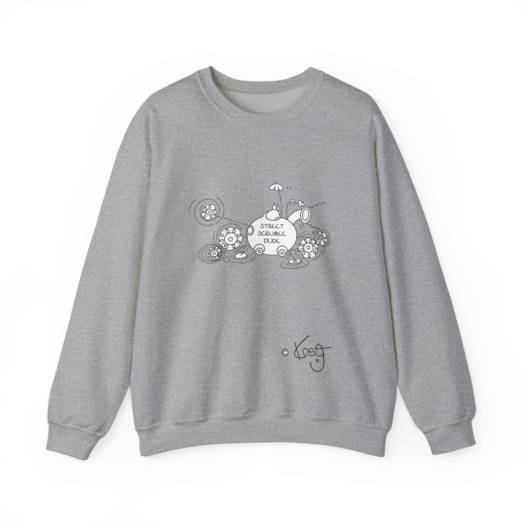 STREET SCRUBEE DUDE,Unisex Heavy Blend™ Crewneck Sweatshirt