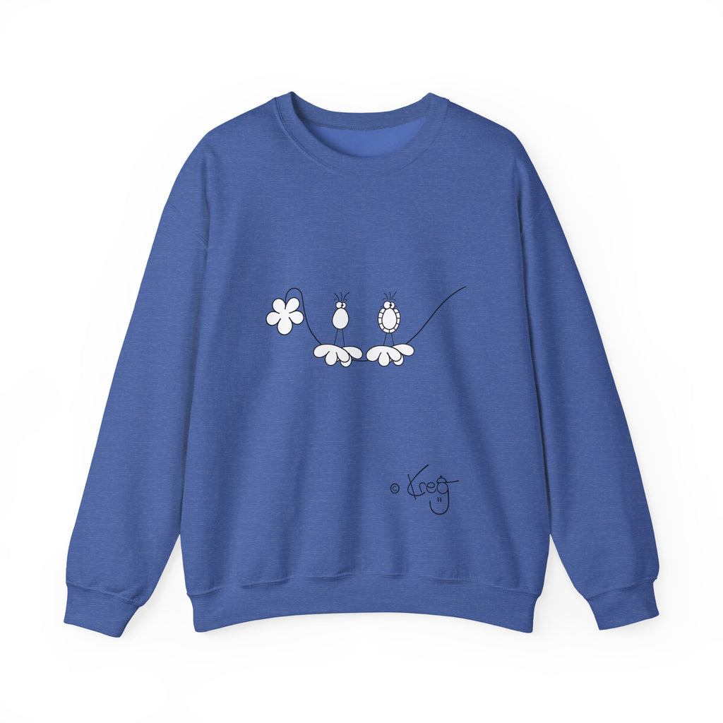 SILLY BIRDZ,Unisex Heavy Blend™ Crewneck Sweatshirt
