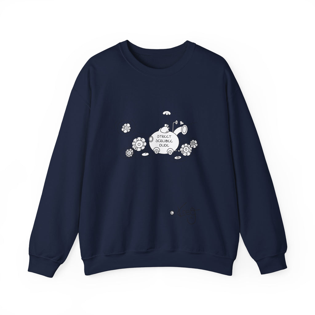 STREET SCRUBEE DUDE,Unisex Heavy Blend™ Crewneck Sweatshirt
