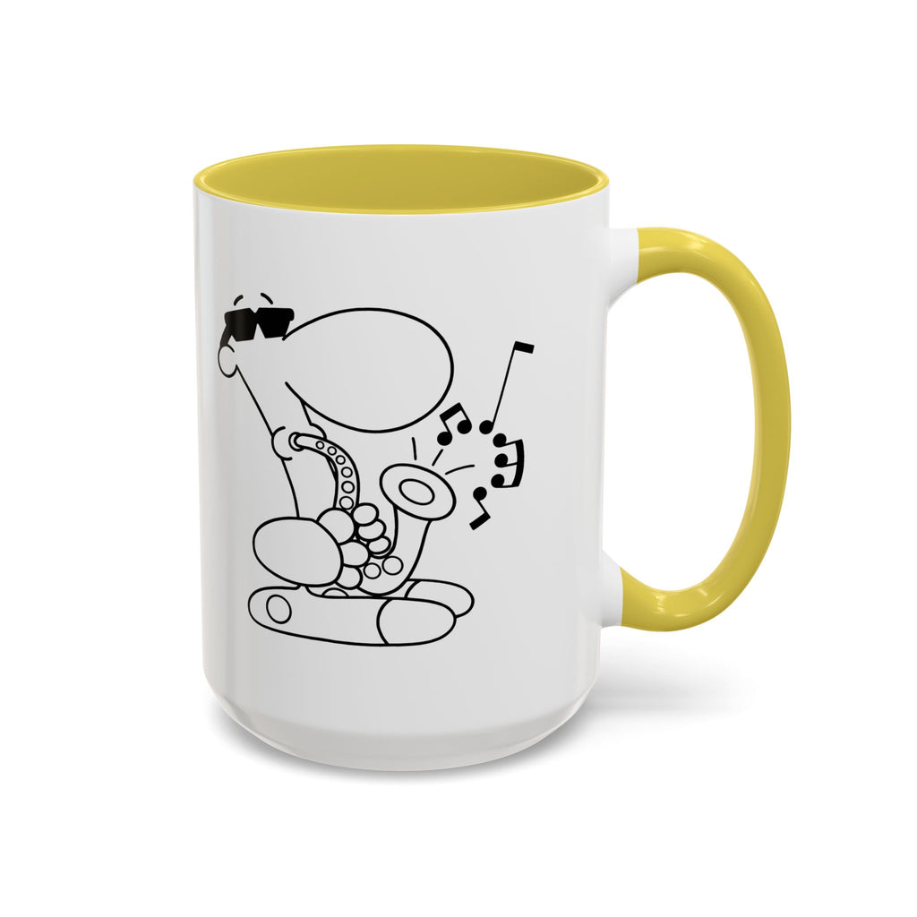 SAX DUDE Colorful Mugs, 11oz 15oz