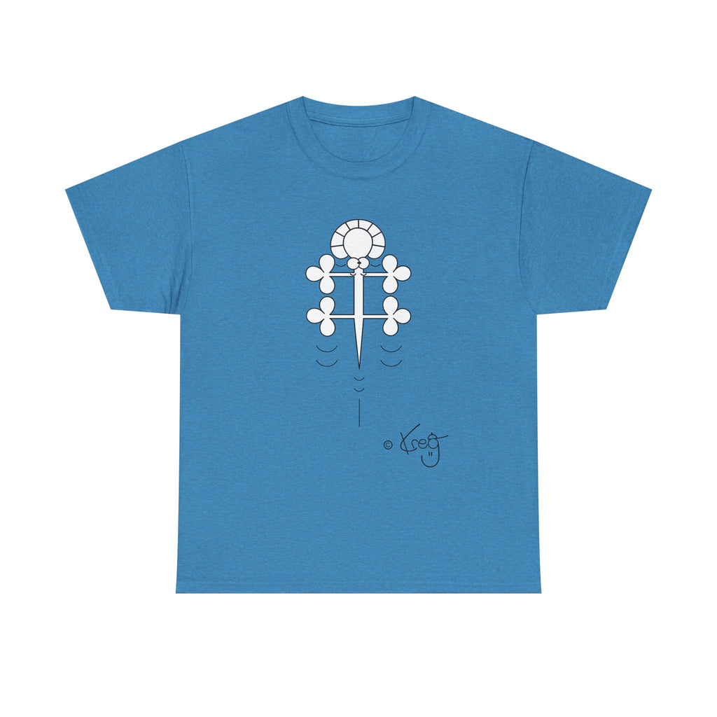 LEAPING LIZARD,Unisex Heavy Cotton Tee