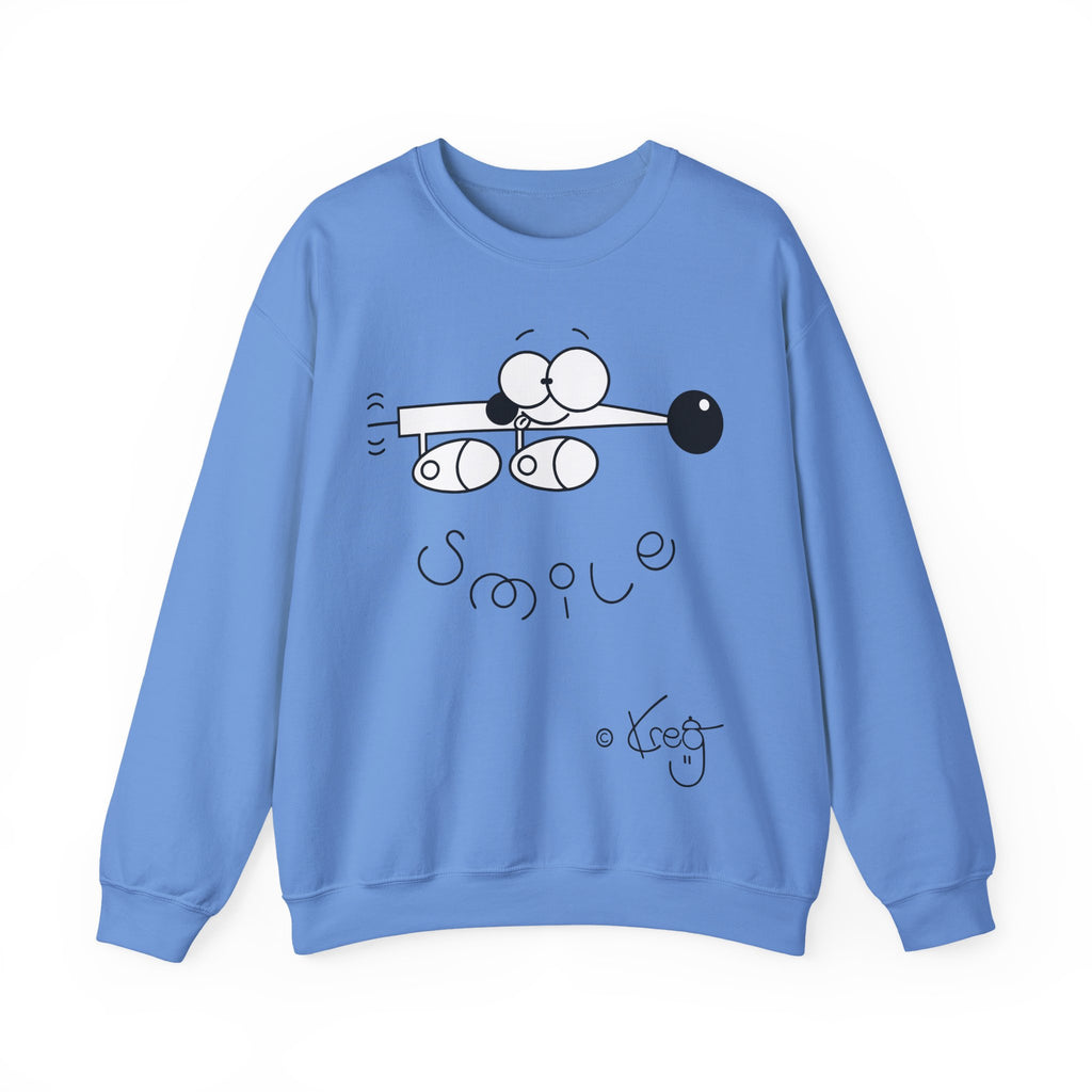 WEINER DOG SMILEUnisex Heavy Blend™ Crewneck Sweatshirt