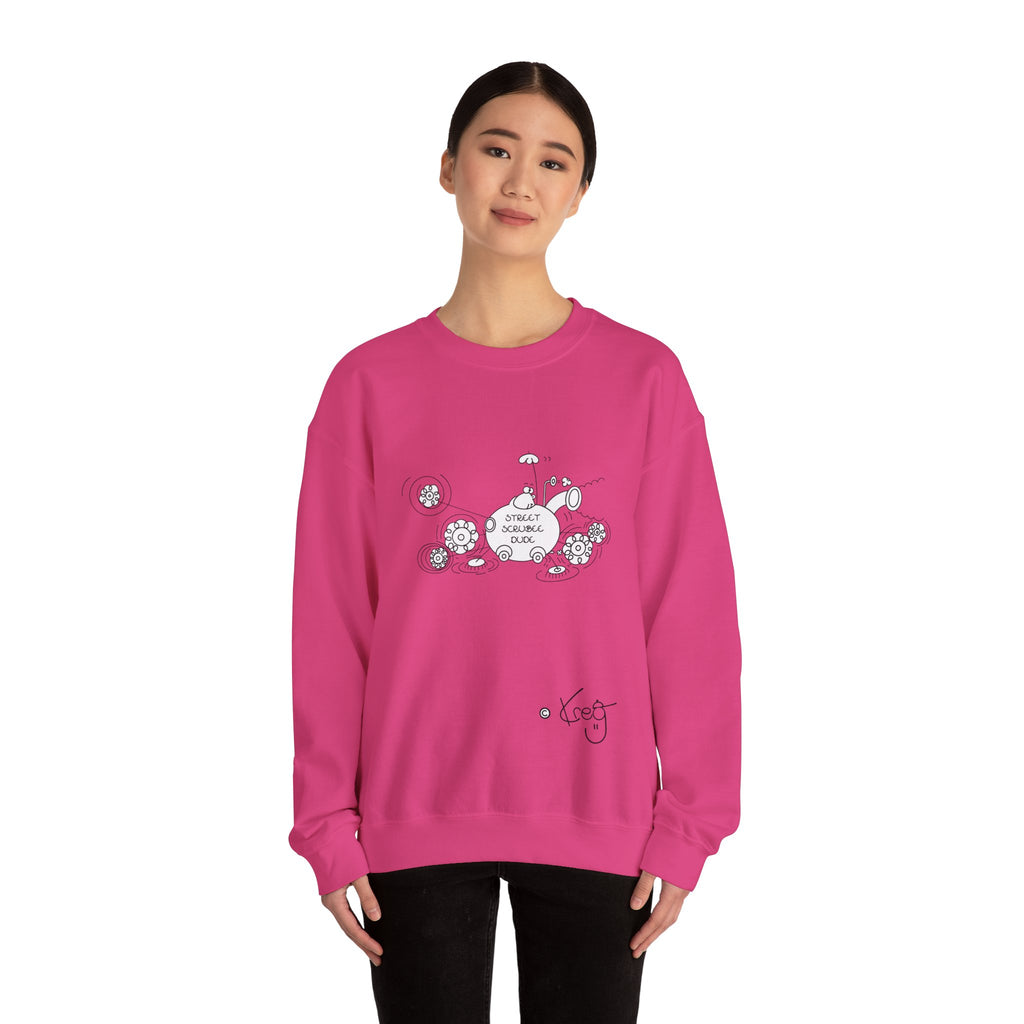 STREET SCRUBEE DUDE,Unisex Heavy Blend™ Crewneck Sweatshirt