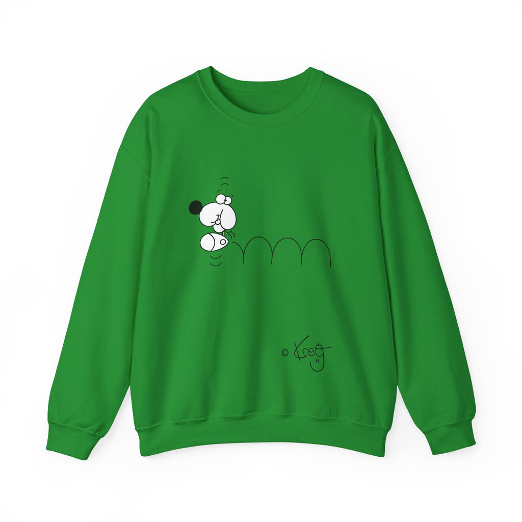 BOUNCING DOGGY,Unisex Heavy Blend™ Crewneck Sweatshirt