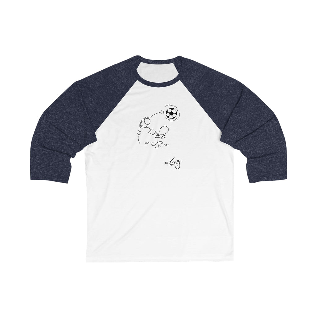 SOCCER DUDE,Unisex 3\4 Sleeve Baseball Tee