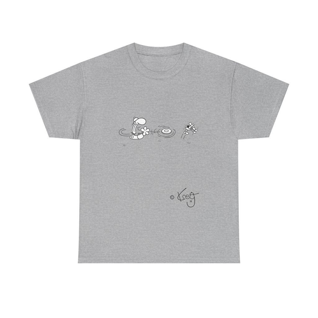FREDDY FRISBEE DOG,Unisex Heavy Cotton Tee