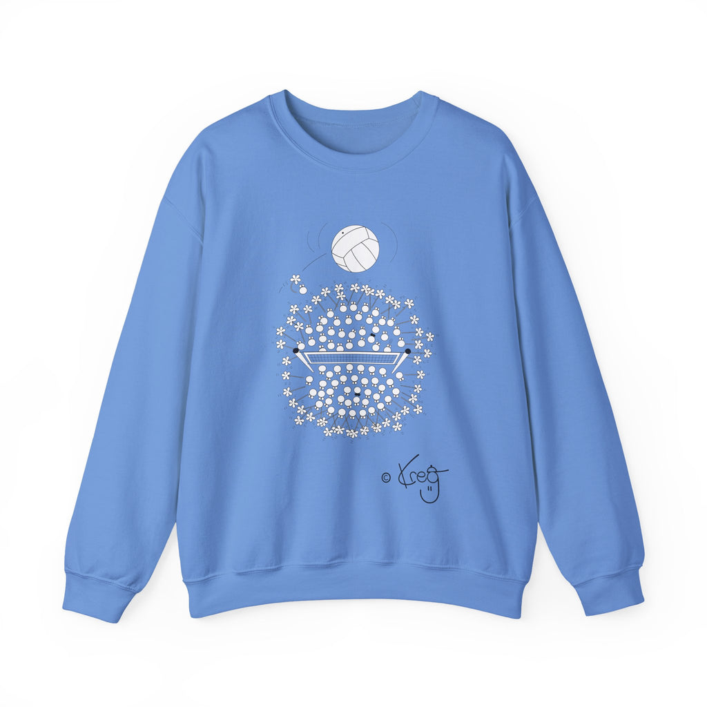 VOLLEYBALL FUN,Unisex Heavy Blend™ Crewneck Sweatshirt