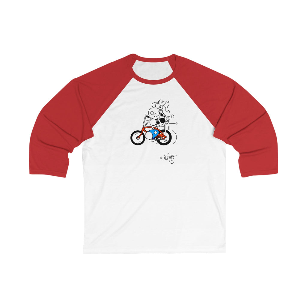 BANANA SEAT COW,Unisex 3\4 Sleeve Baseball Tee