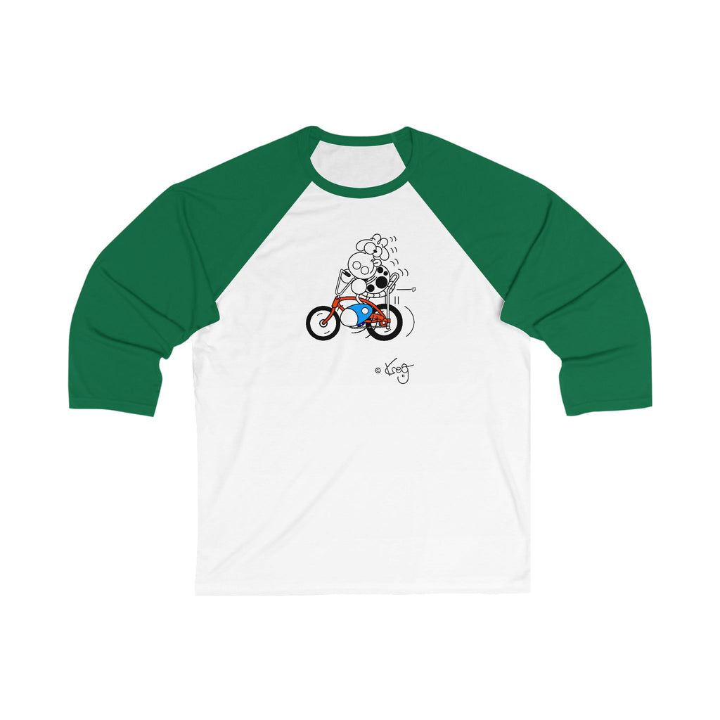 BANANA SEAT COW,Unisex 3\4 Sleeve Baseball Tee