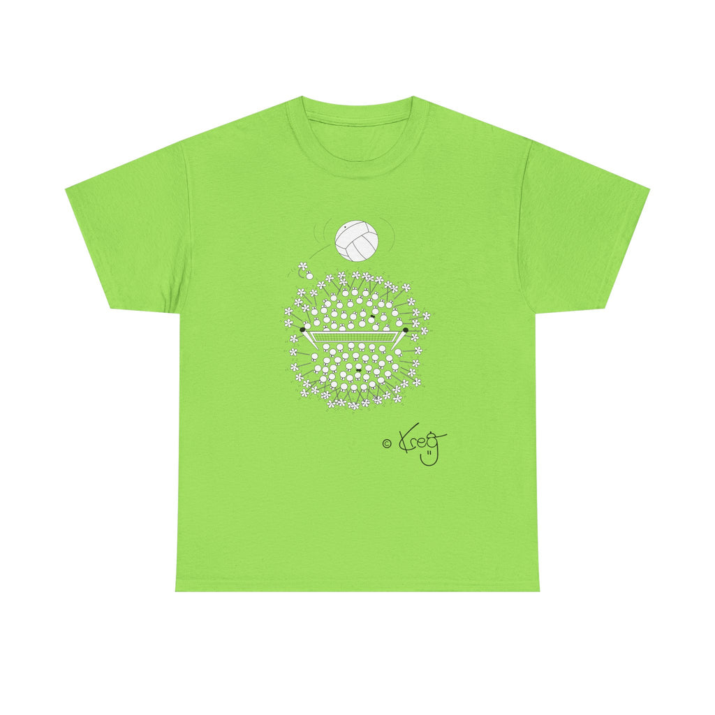 VOLLEYBALL FUN,Unisex Heavy Cotton Tee