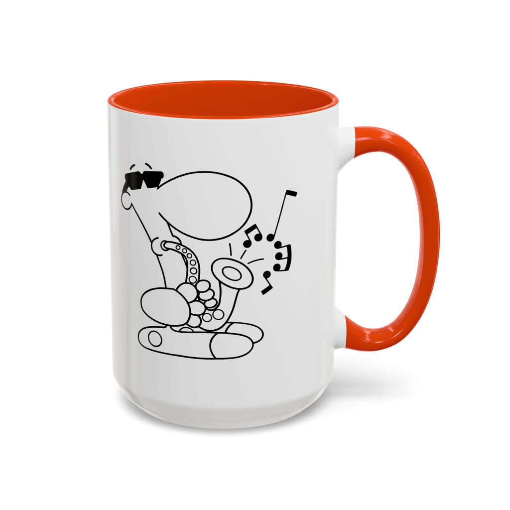 SAX DUDE Colorful Mugs, 11oz 15oz