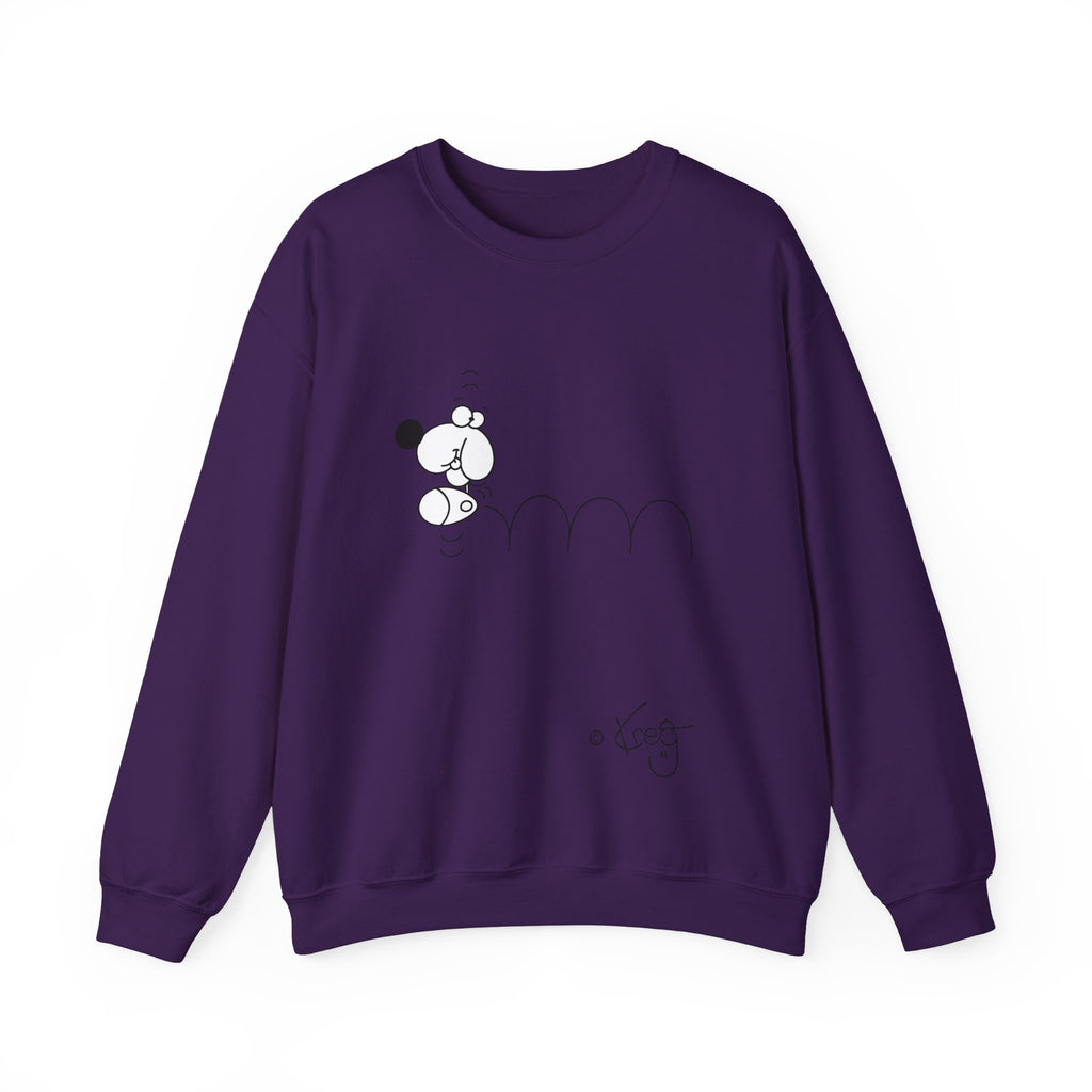 BOUNCING DOGGY,Unisex Heavy Blend™ Crewneck Sweatshirt