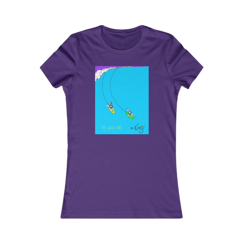 SURFING PIRATES YO WO HO,Women's Favorite Tee