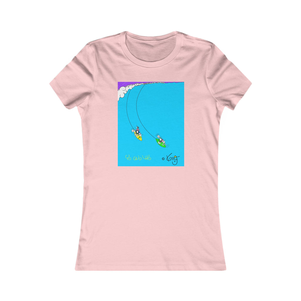 SURFING PIRATES YO WO HO,Women's Favorite Tee