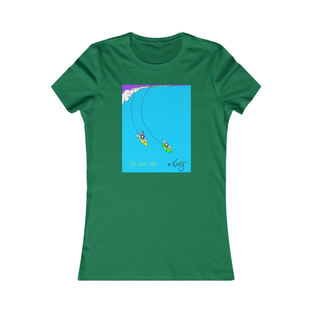 SURFING PIRATES YO WO HO,Women's Favorite Tee