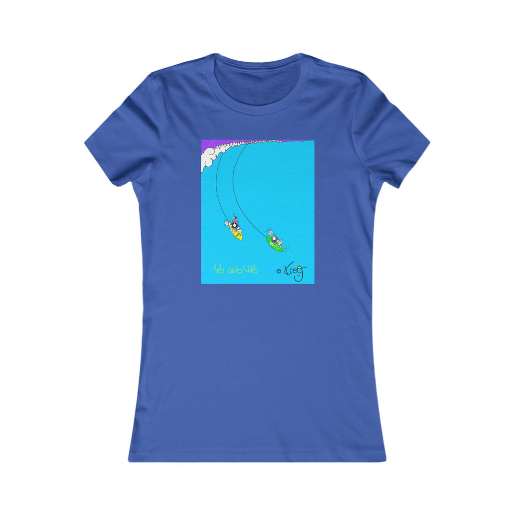 SURFING PIRATES YO WO HO,Women's Favorite Tee