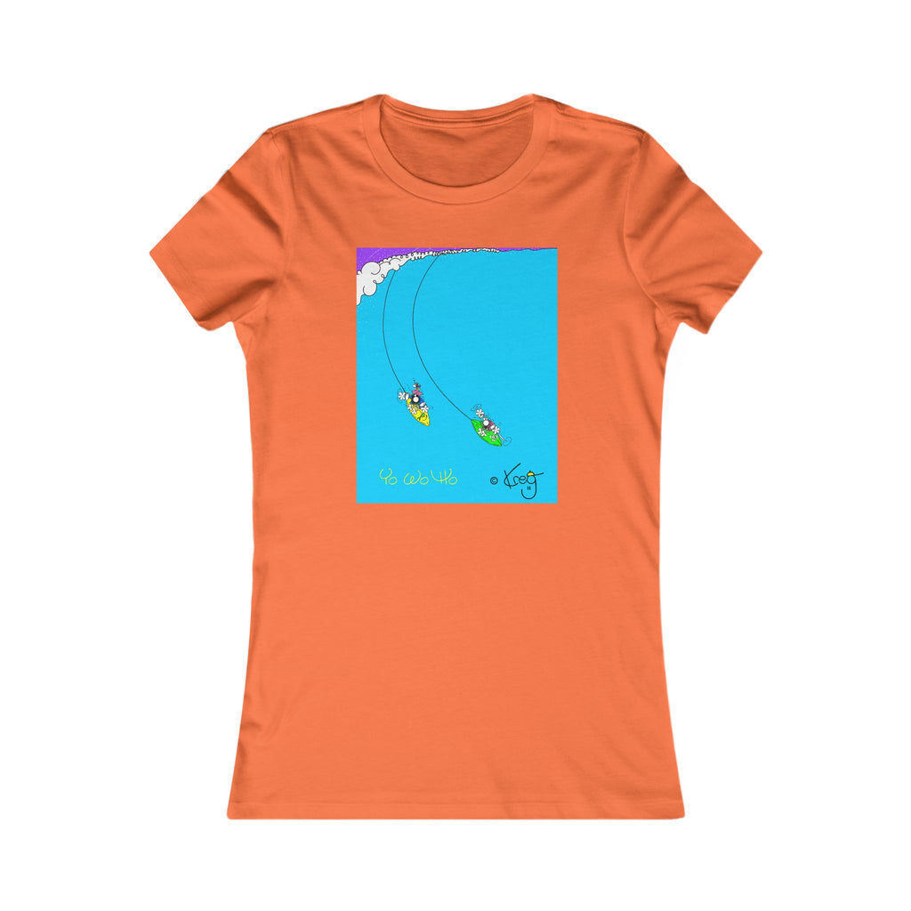 SURFING PIRATES YO WO HO,Women's Favorite Tee