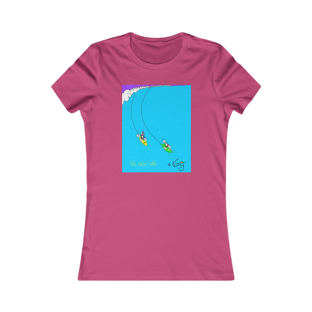 SURFING PIRATES YO WO HO,Women's Favorite Tee