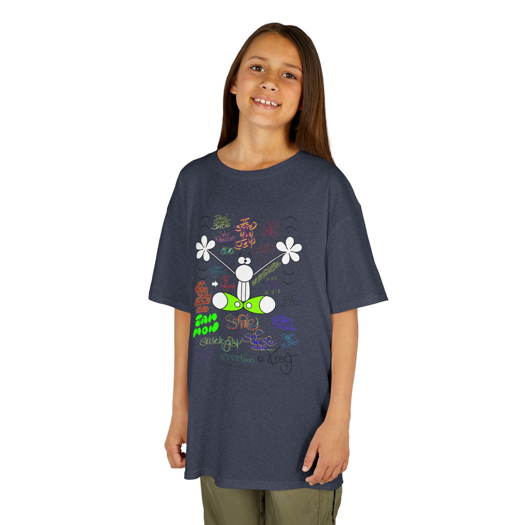 JOY GRAFFITI,Kids Heavy Cotton™ Tee