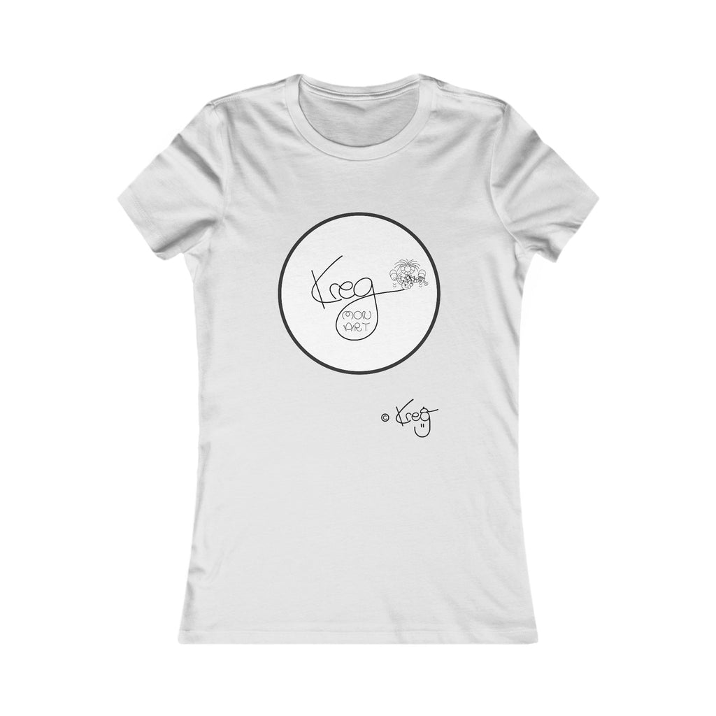 KREG MON ART LOGO,Women's Favorite Tee