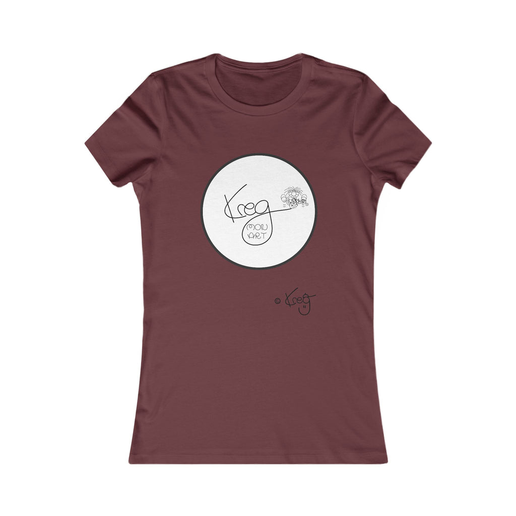 KREG MON ART LOGO,Women's Favorite Tee