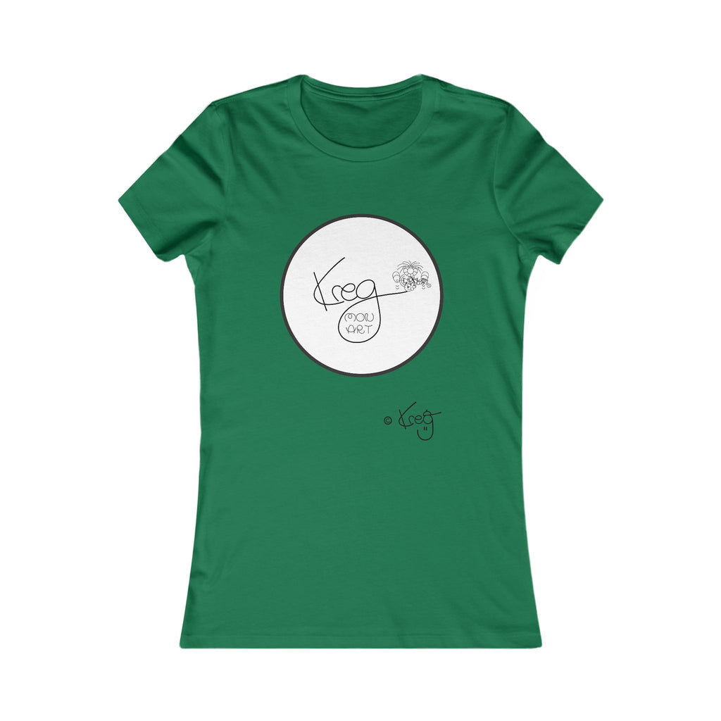 KREG MON ART LOGO,Women's Favorite Tee